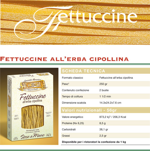 fettuccine all'erba cipollina