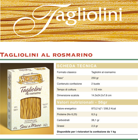 tagliolini al rosmarino