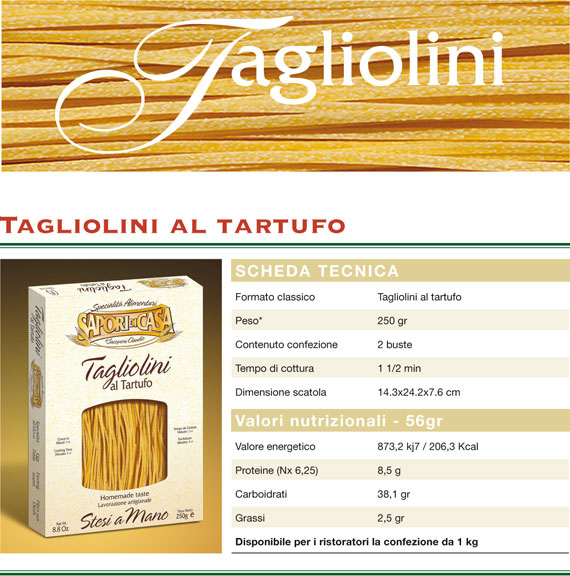 tagliolini al tartufo